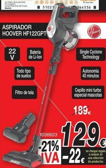 Bazar El Regalo Aspirador hoover oferta