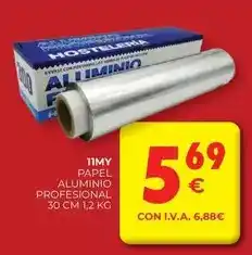 CashDiplo Papel aluminio profesional oferta