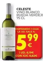 CashDiplo Celeste - vino blanco rueda verdejo oferta