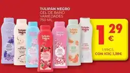 CashDiplo Tulipán negro - gel de bano oferta