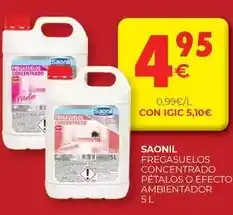 CashDiplo Saonil - fregasuelos concentrado petalos o efecto ambientador oferta