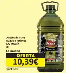 Economy Cash La masía - aceite de oliva suave o intenso oferta