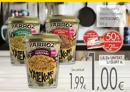 Yatekomo - yarroz curry/ soja o teriyaki