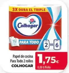 Spar Tenerife Colhogar - papel de cocina para todo 2 rollos oferta