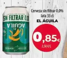 Spar Tenerife El águila - cerveza sin filtrar 0,0% oferta