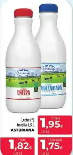 Spar La Palma Central lechera asturiana - leche botella 1,5 l oferta