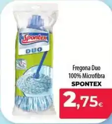 Spar La Palma Spontex - fregona duo 100% microfibra oferta