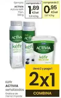 Eroski Activia - kefir plan oferta