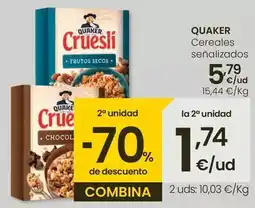 Eroski Quaker - cereales oferta