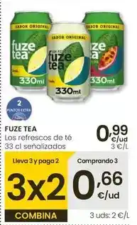 Eroski Fuze tea - los refrescos de te oferta
