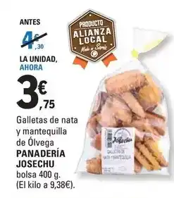 E.Leclerc Galletas de nata y mantequilla de olvega oferta
