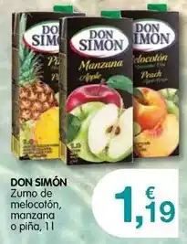 CashDiplo Don simón - zumo de melocoton, manzana o pina oferta