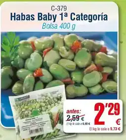 Abordo Habas baby 1a oferta