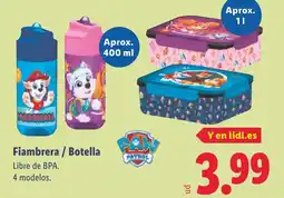 Lidl Fiambrera / botella oferta