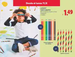 Lidl CRELANDO Lápices gigantes oferta
