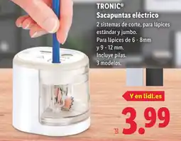 Lidl TRONIC Sacapuntas eléctrico oferta