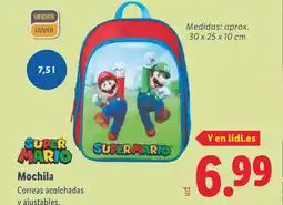 Lidl SUPER MARIO Mochila oferta
