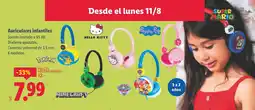 Lidl Auriculares infantiles oferta