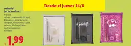 Lidl CRELANDO Set de escritura oferta