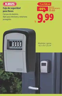 Lidl ABUS Caja de seguridad para llaves oferta