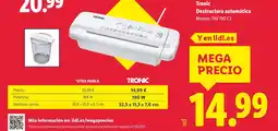Lidl TRONIC Modelo: TAV 190 C2 oferta