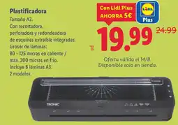 Lidl Plastificadora oferta