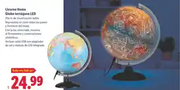 Lidl Livarno Home Globo terráqueo LED oferta