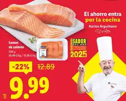 Lidl Lomos de salmón oferta