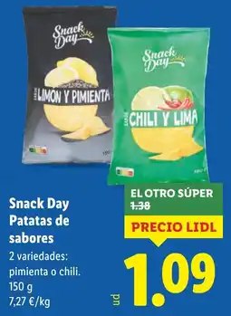 Lidl SNACK DAY Patatas de sabores oferta