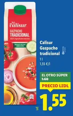 Lidl CALISUR Gazpacho tradicional oferta