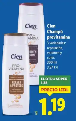 Lidl CIEN Champú provitamina oferta