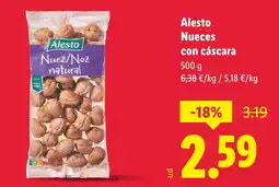 Lidl ALESTO Nuez/Noz natural oferta