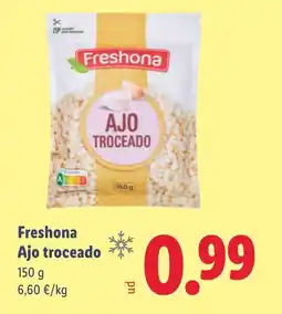 Lidl FRESHONA Ajo troceado oferta