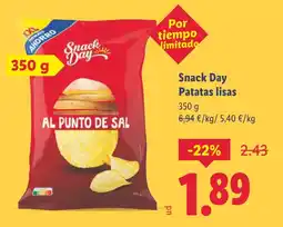 Lidl SNACK DAY Patatas lisas oferta