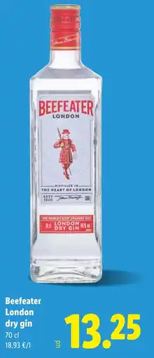 Lidl BEEFEATER London dry gin oferta