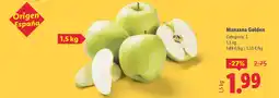 Lidl Manzana Golden oferta