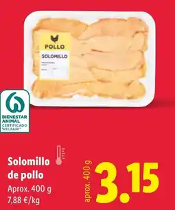 Lidl Solomillo de pollo oferta