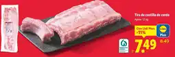 Lidl Tira de costilla de cerdo oferta