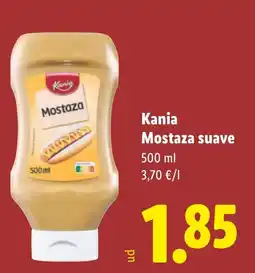 Lidl KANIA Mostaza suave oferta