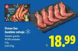 Lidl Ocean Sea Gambón salvaje oferta