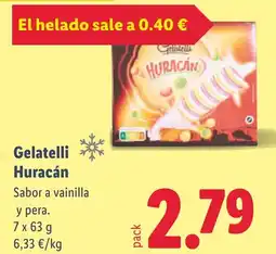 Lidl GELATELLI Huracán oferta