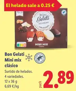 Lidl BON GELATI Mini mix clásico oferta