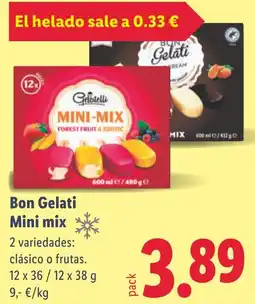 Lidl BON GELATI Mini mix oferta