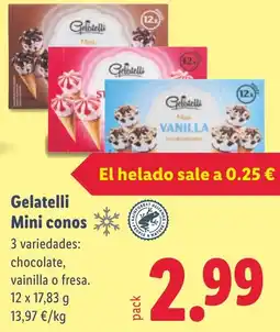 Lidl GELATELLI Mini conos oferta