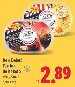 Lidl BON GELATI Tarrina de helado oferta