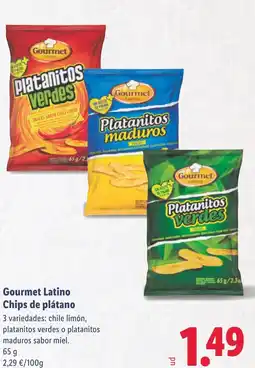Lidl Gourmet Latino Chips de plátano oferta