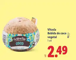 Lidl Vitasia Bebida de coco vegetal oferta
