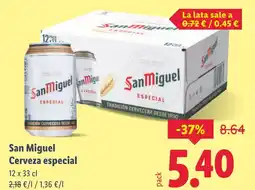 Lidl SAN MIGUEL Cerveza especial oferta