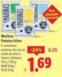 Lidl Marinas Patatas fritas oferta
