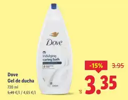 Lidl DOVE Gel de ducha oferta